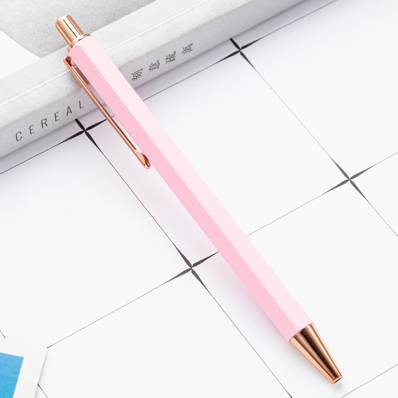 Wholesale Hexagonal Push Metal Ballpoint Pen